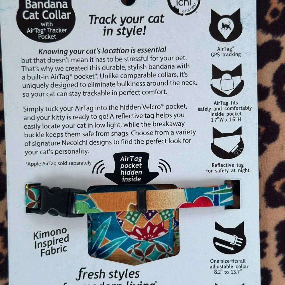 Cat or Dog AirTag Bandana